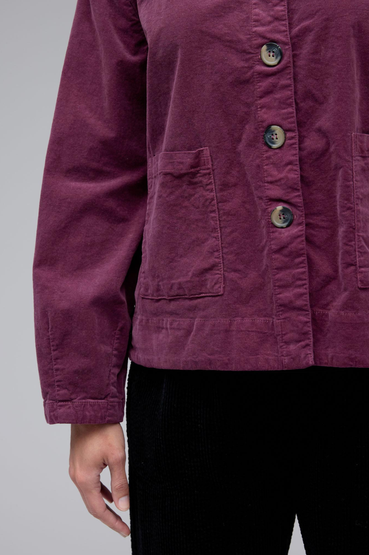 Cut Loose Mini Corduroy Barrel Sleeve Jacket Fall 2025-Special order