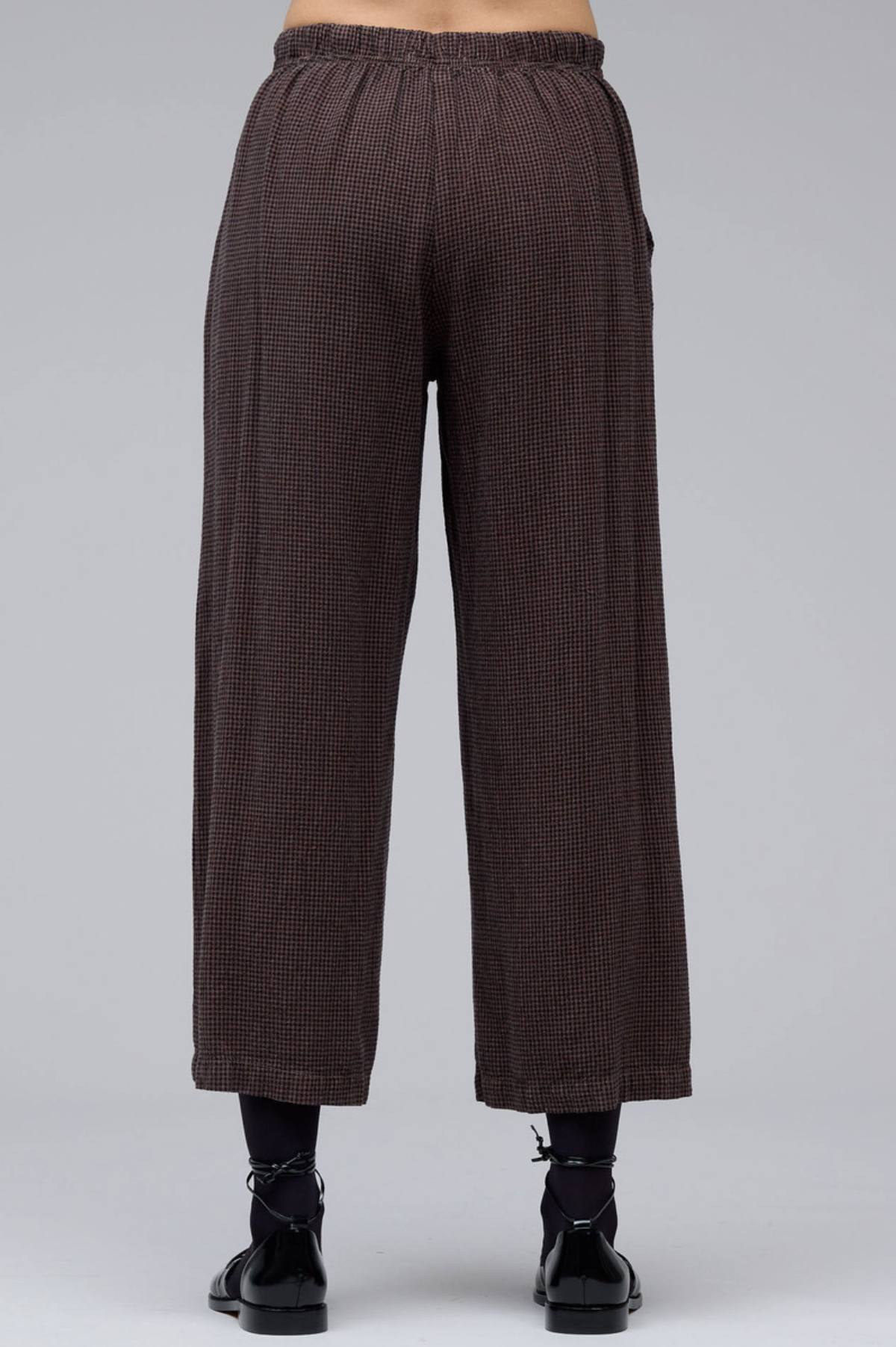 Cut Loose Fall Mini Check Crop Leg Fall 2025-Special Order