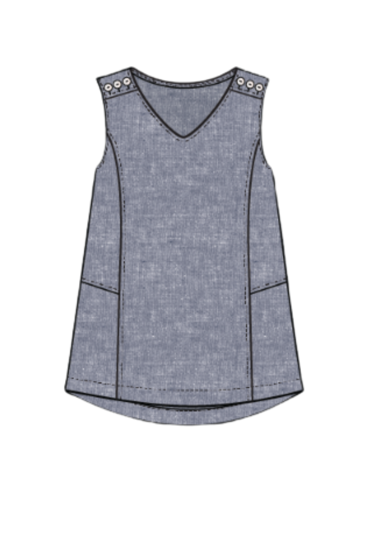 Habitat Clothing Linen Cotton Freshen Up Tank