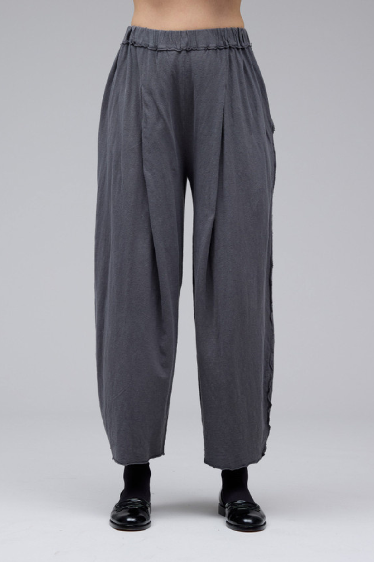 Cut Loose Linen Cotton Jersey Pleat Pant Fall 2025-Special Order