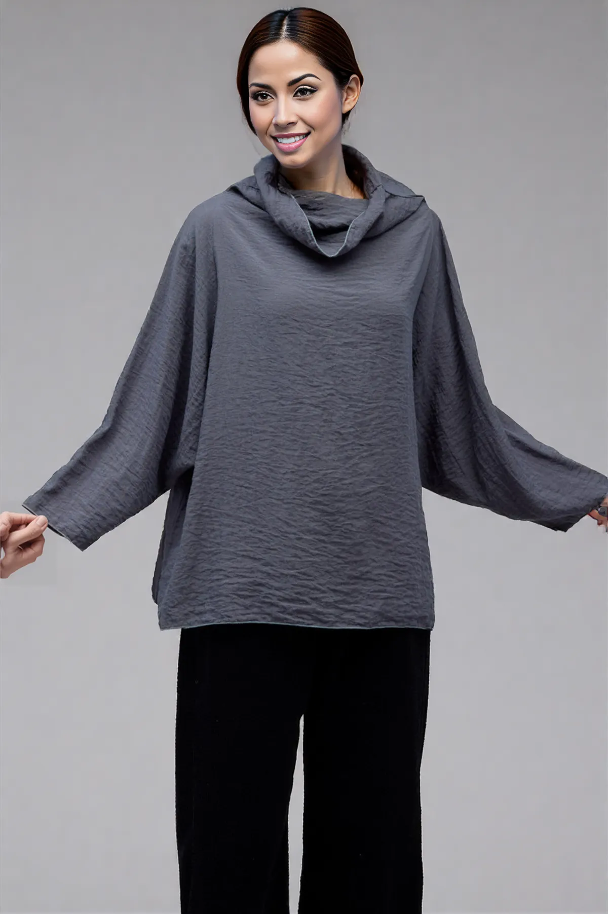 Cut Loose Clothing Fall Rayon Parachute One Size Cowl Top Fall