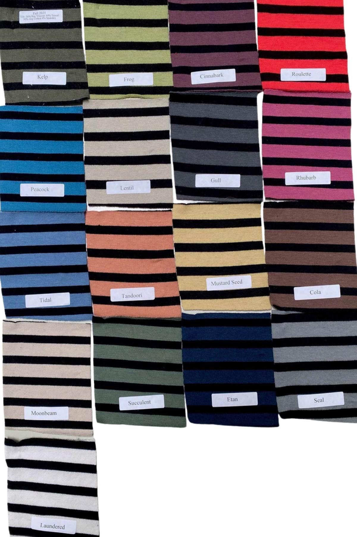 Cut Loose Black Stripe Fleece Gore Top Fall 2025-Special Order