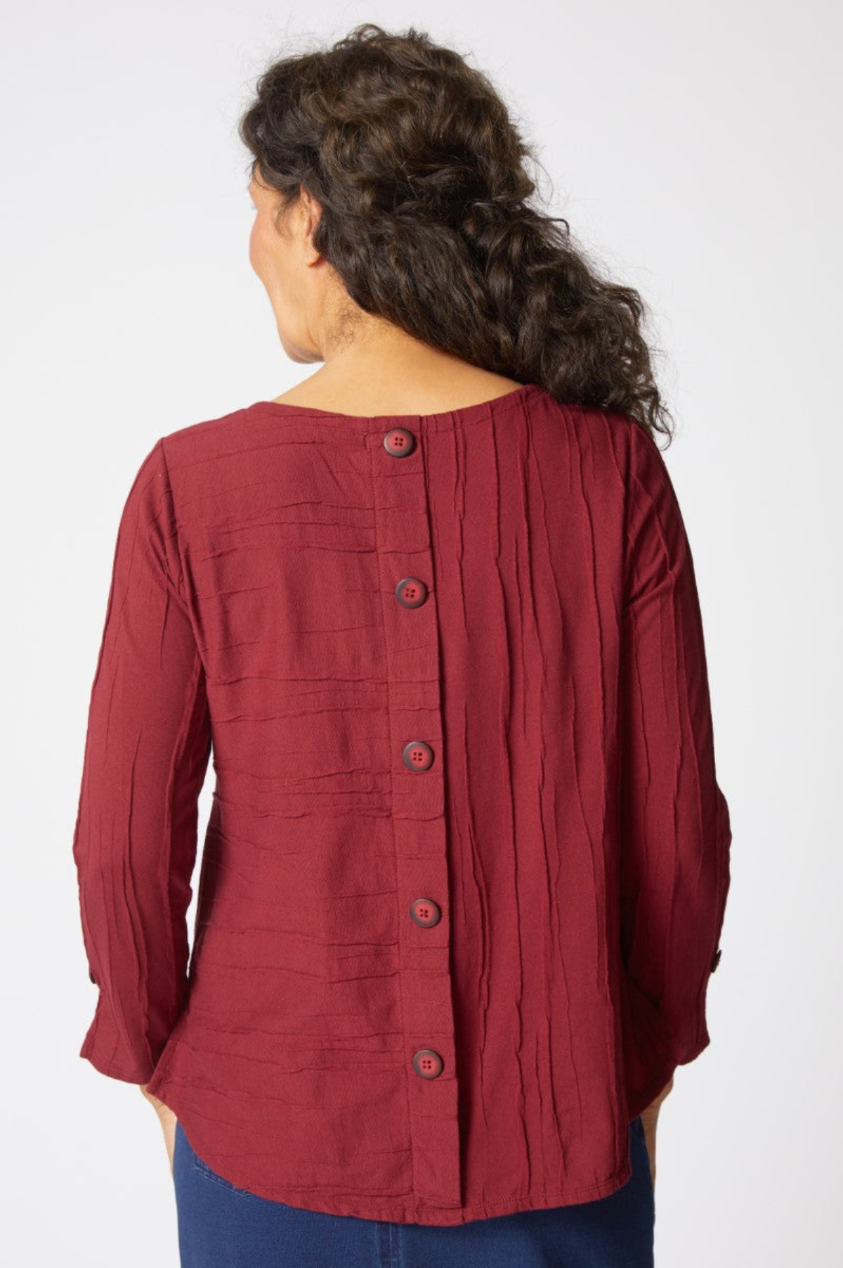 Habitat Clothing Steady Stream Button Back Tee