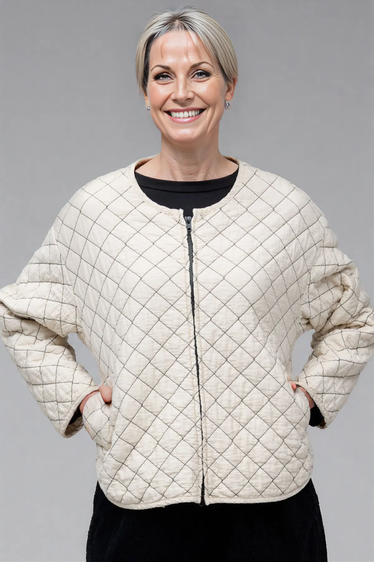 Cut Loose Quilted Parachute Bomber Jacket Fall 2024- Special Order