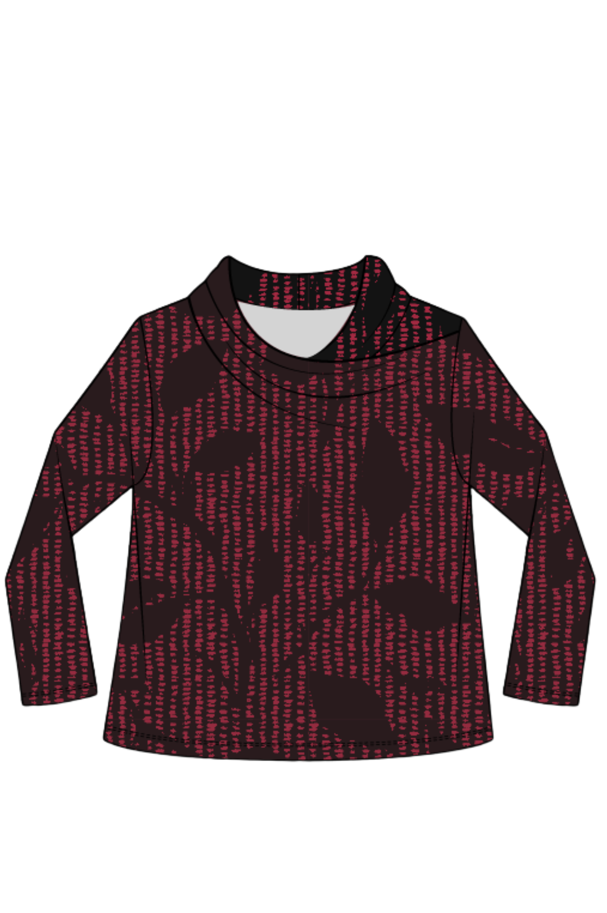 Habitat Clothing Core Travel Canopy Wrap Neck Top