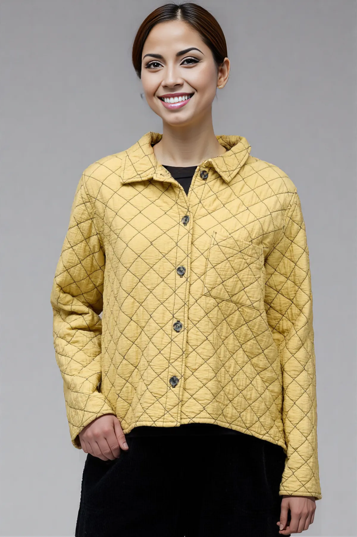 Cut Loose Quilted Parachute Cropped Jacket Fall 2024- Special Order
