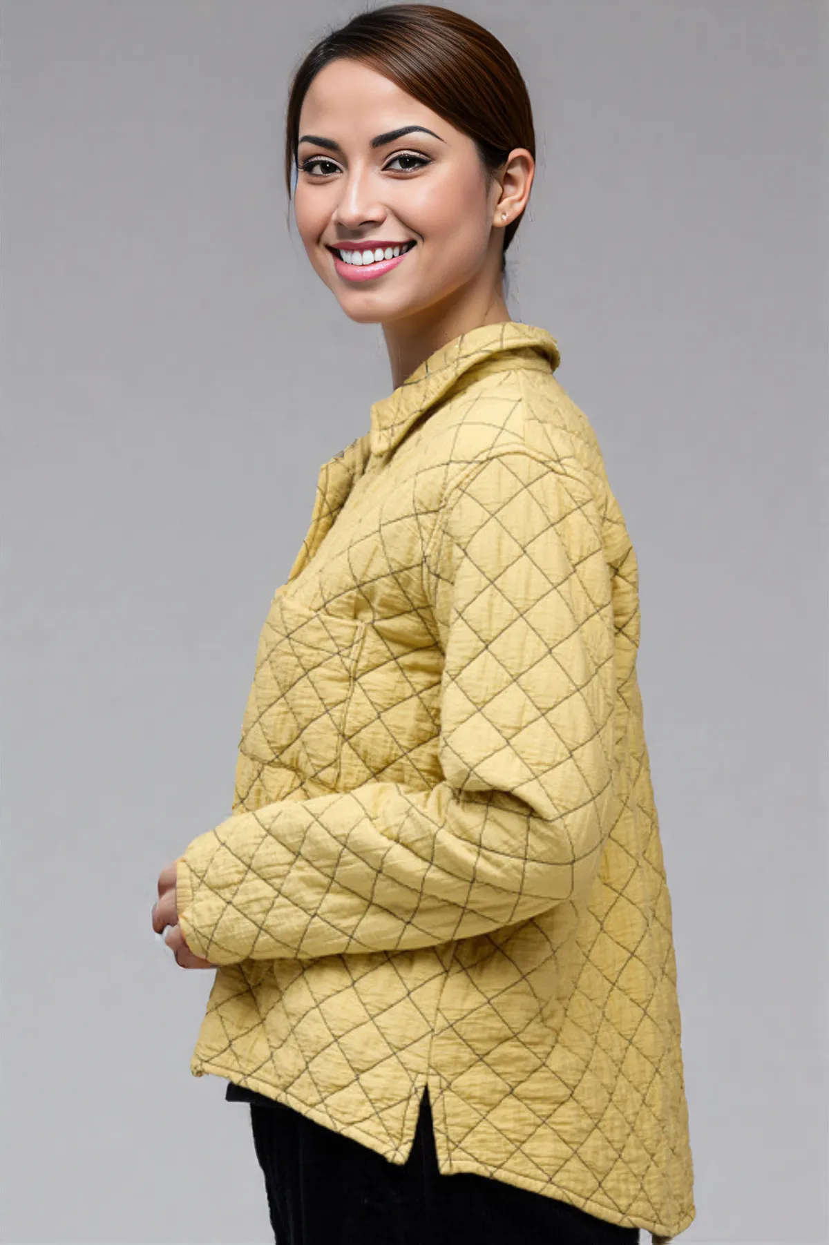 Cut Loose Quilted Parachute Cropped Jacket Fall 2024- Special Order