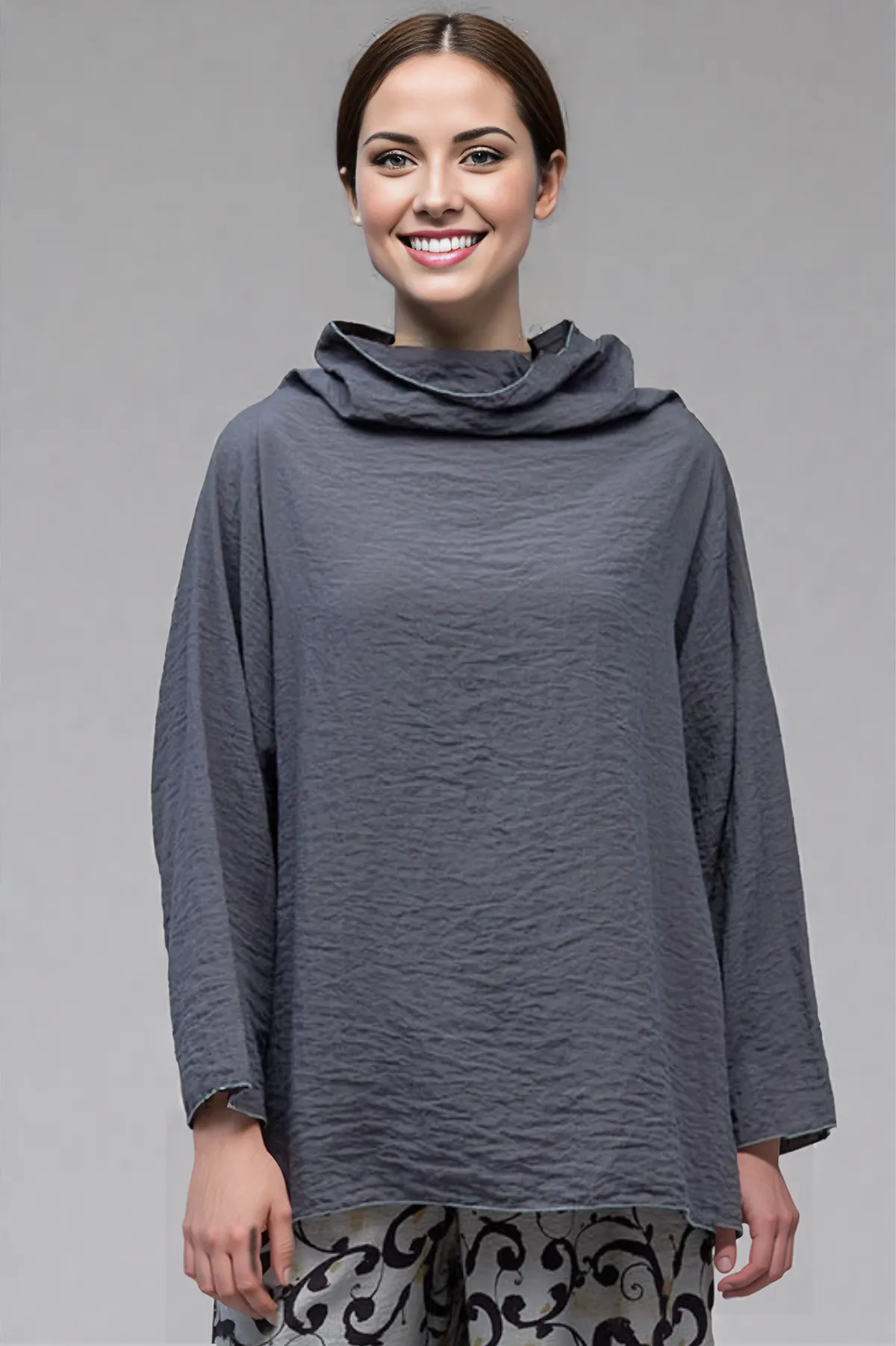 Cut Loose Clothing Fall Rayon Parachute One Size Cowl Top Fall