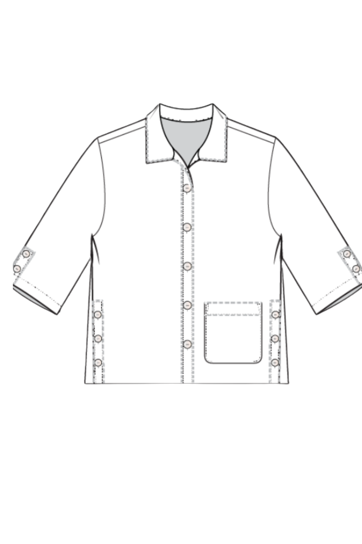 Habitat Clothing Linen Solid Camp Shirt