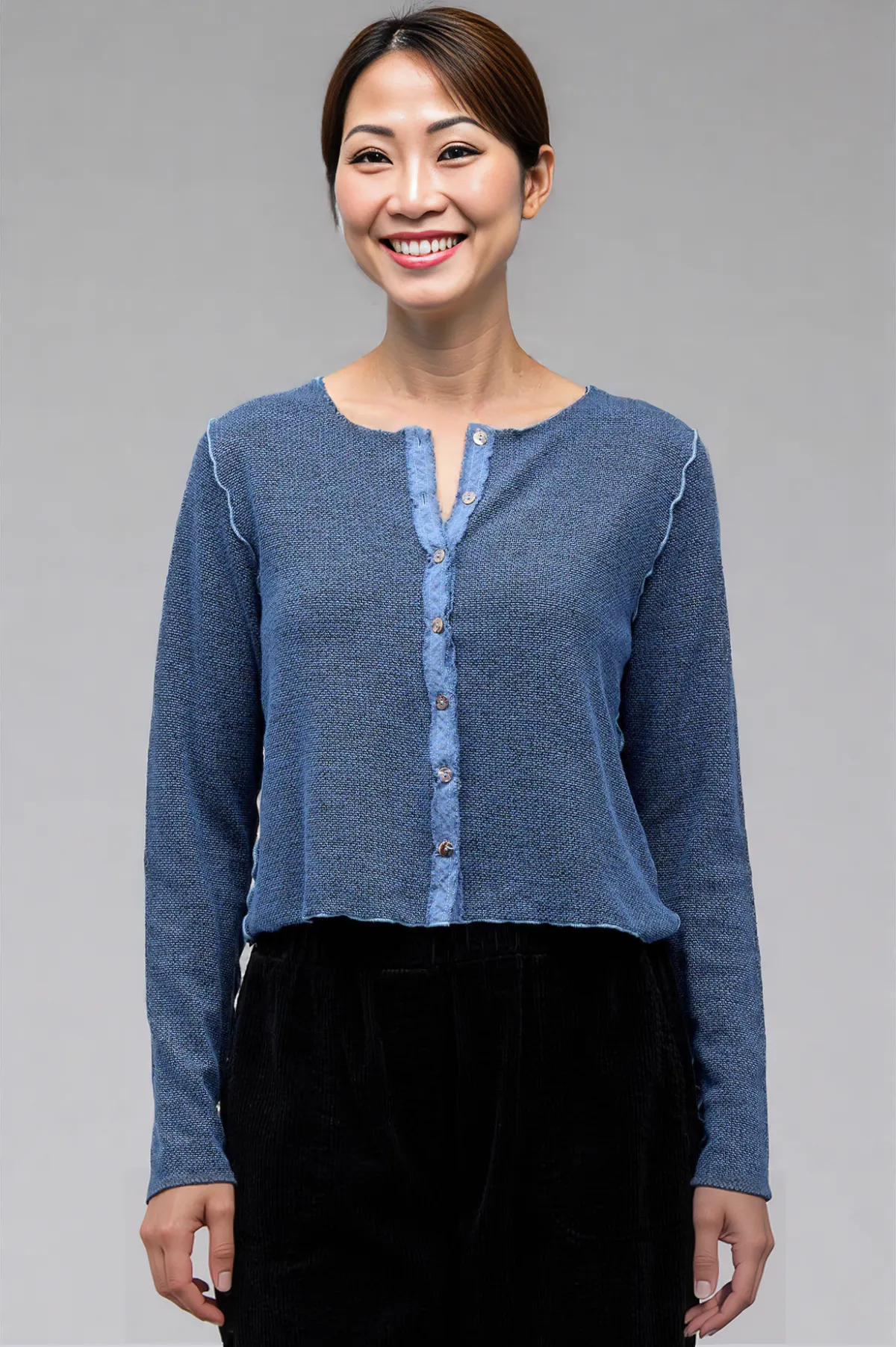 Cut Loose Marled Sweater Knit Crop Cardigan Fall 2025-Special order