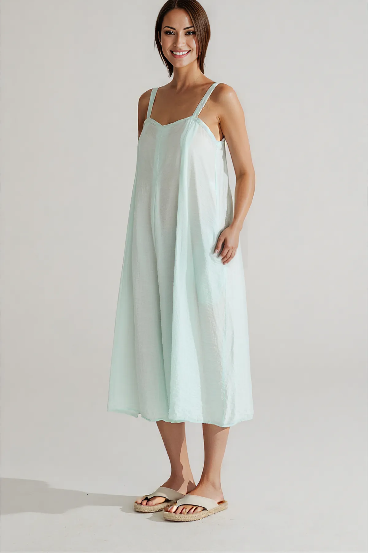 Cut Loose Rayon Parachute Crop Jumpsuit Summer 2025-Special Order