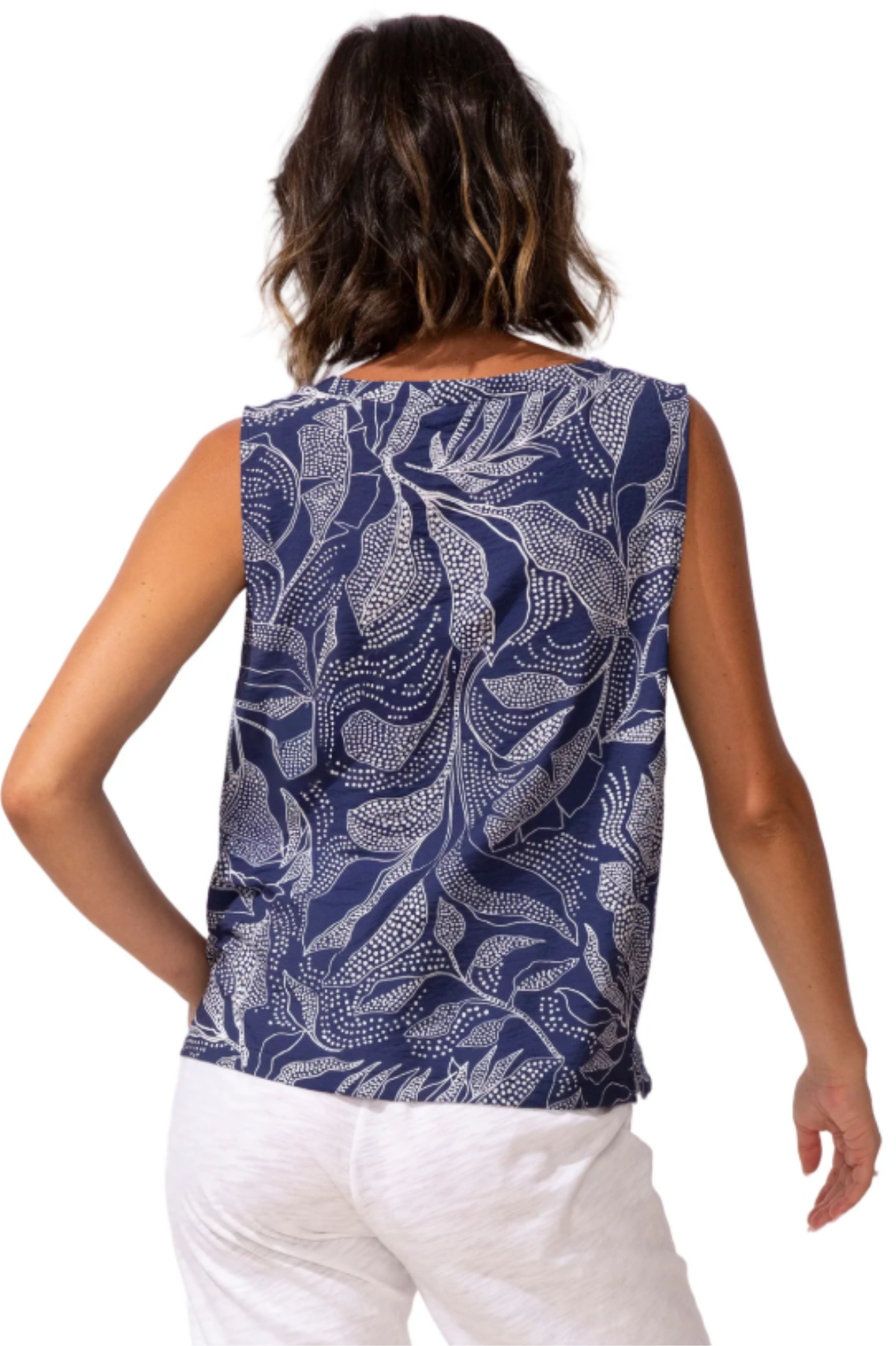 Escape by Habitat Regatta Rayon Leaves Tank - thread to cloth