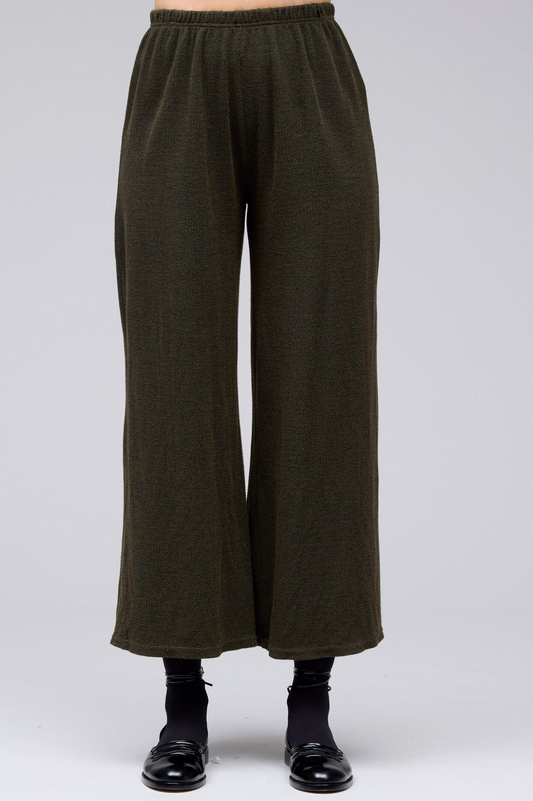 Cut Loose Clothing Marled Sweater Cropped Pant