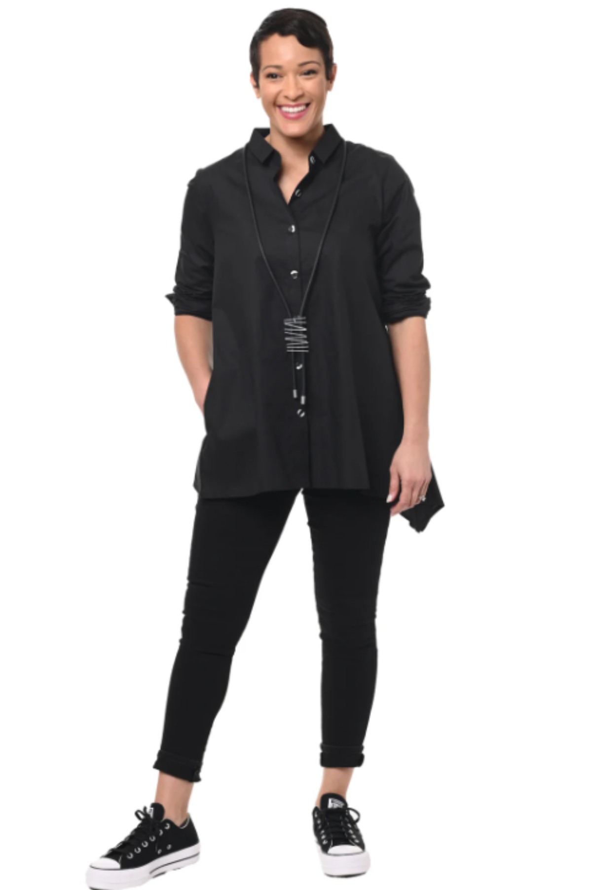 Tulip Clothing Avalon Tunic-Black