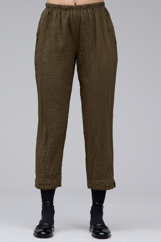 Cut Loose Clothing Fall Rayon Parachute Tapered Crop Pant