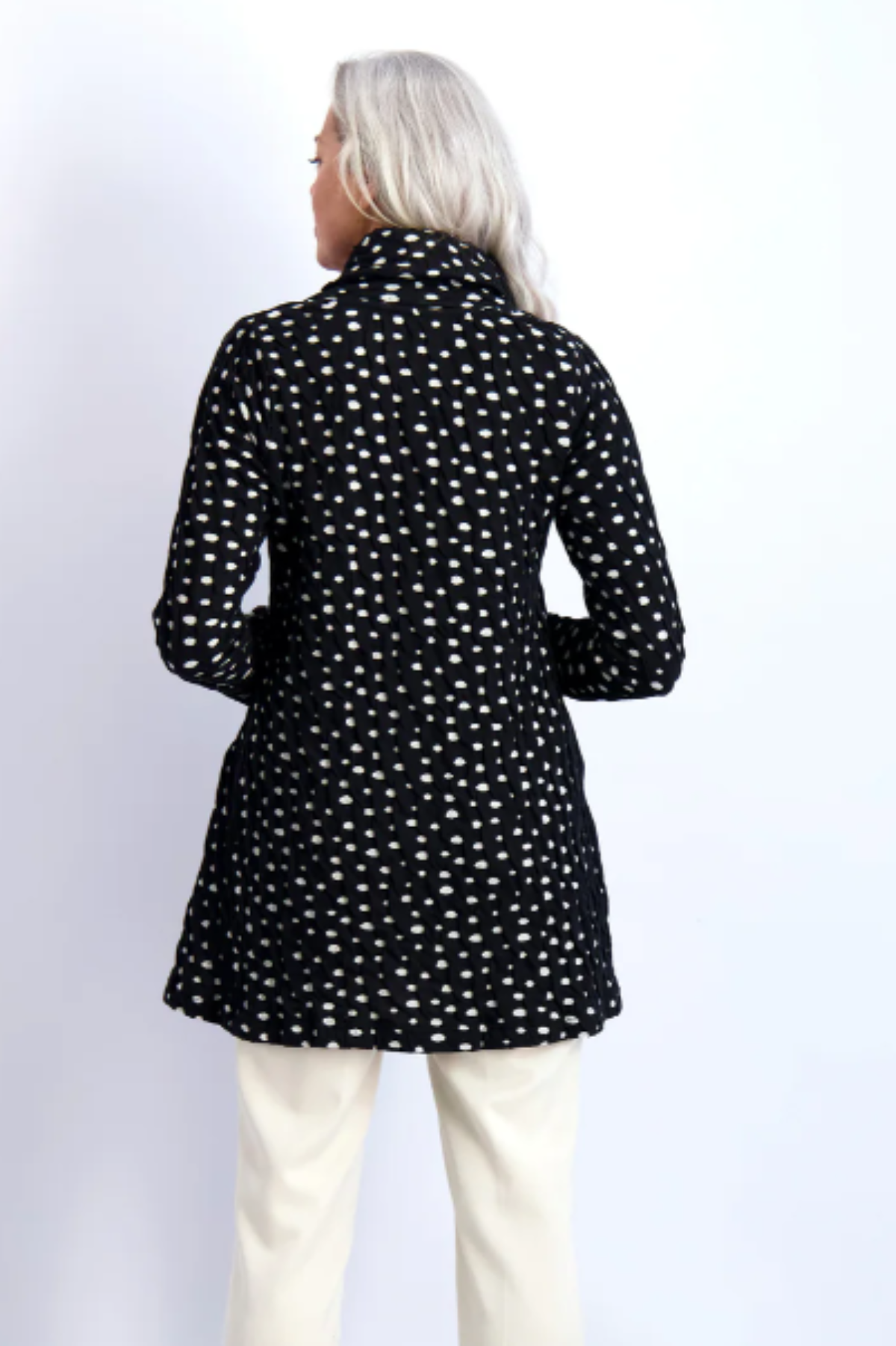 Komil Thira Spot Cowl Tunic