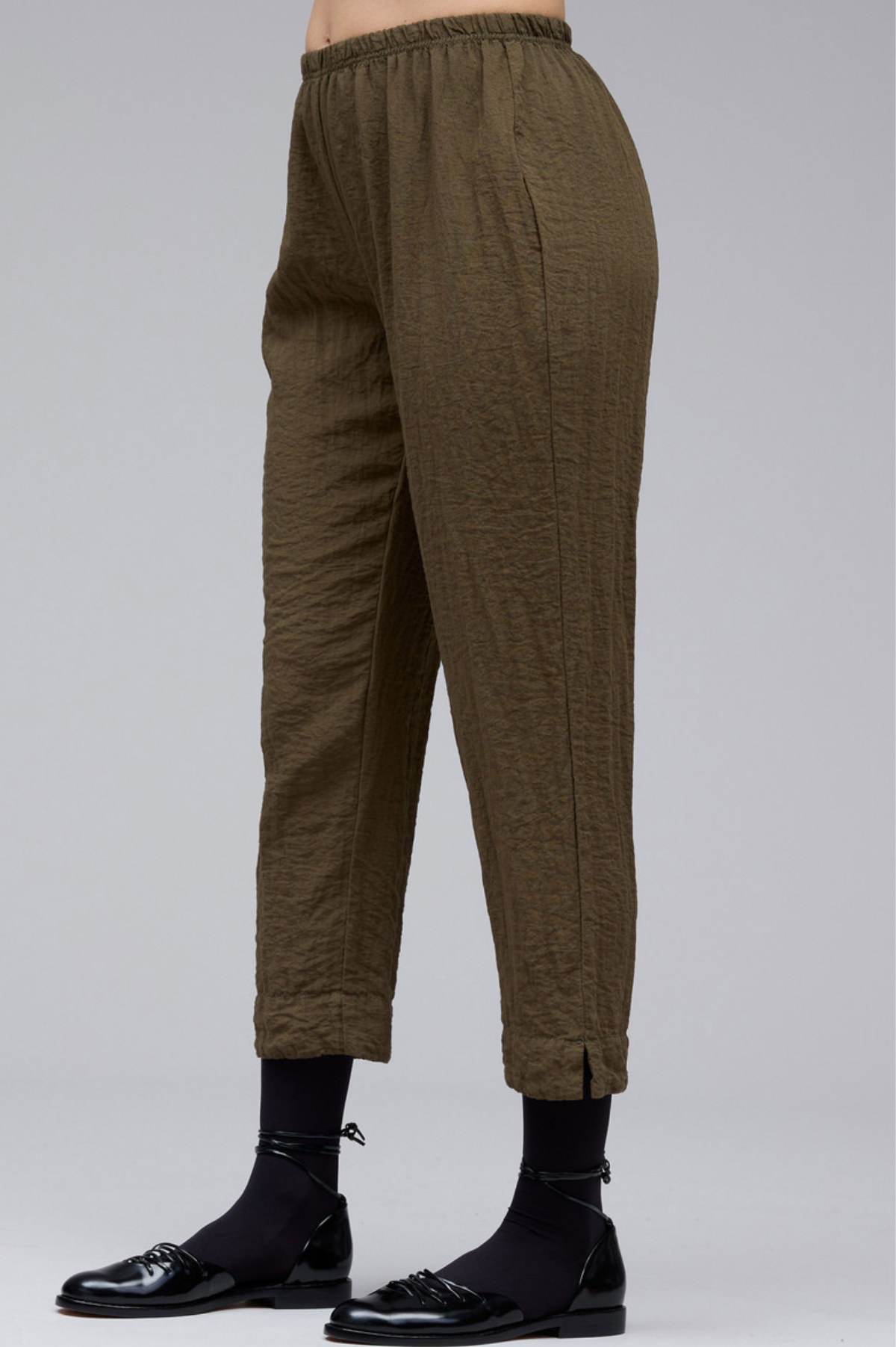 Cut Loose Fall Rayon Parachute Tapered Crop Pant Fall 2025-Special Order