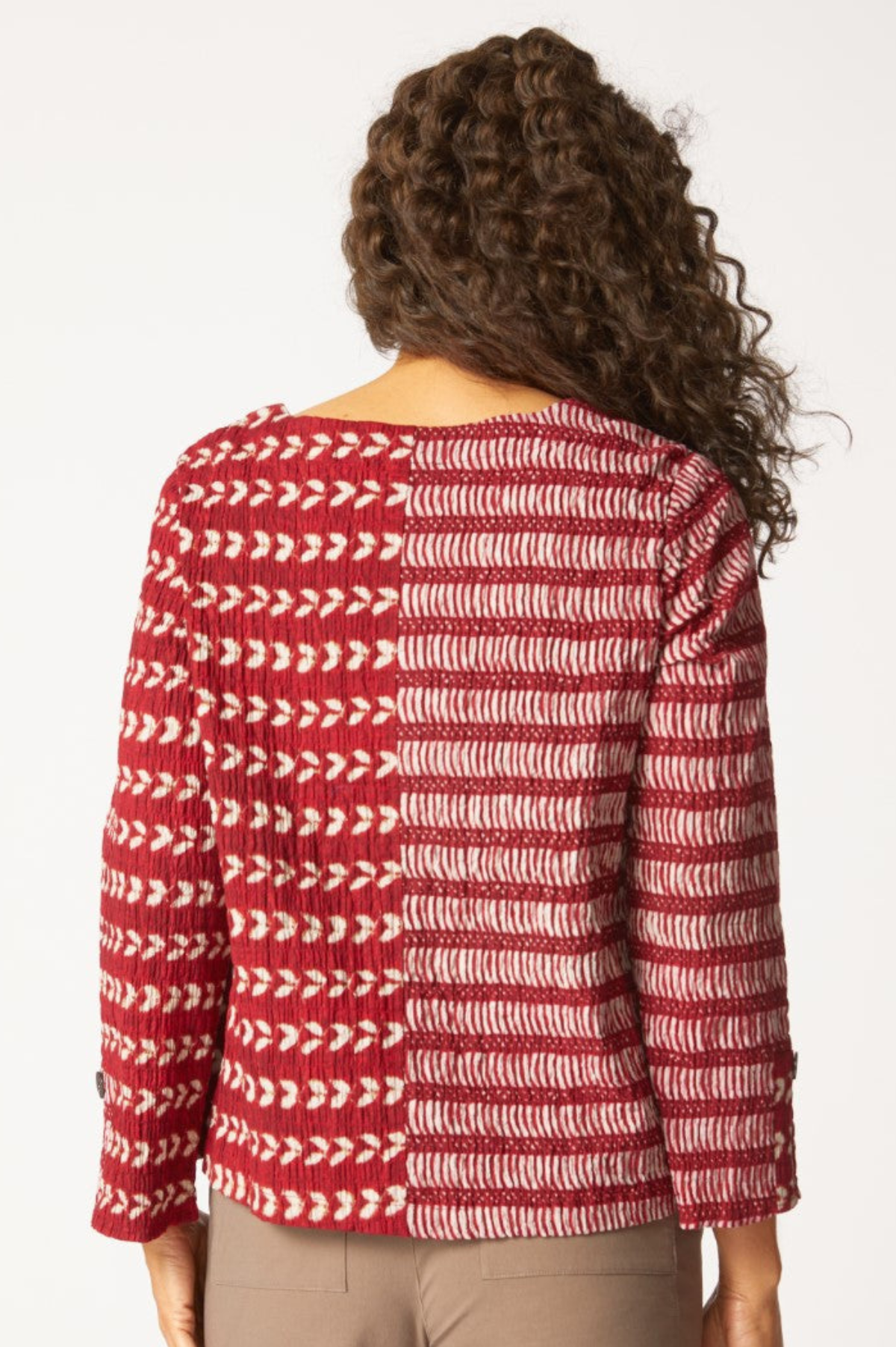 Habitat Clothing Mixed Batiks Print Pullover