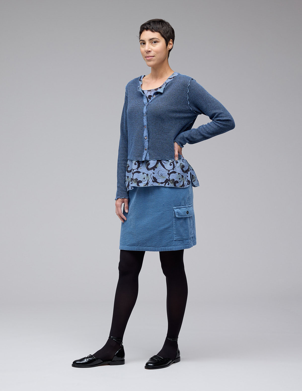 Cut Loose Marled Sweater Knit Crop Cardigan Fall 2025-Special order