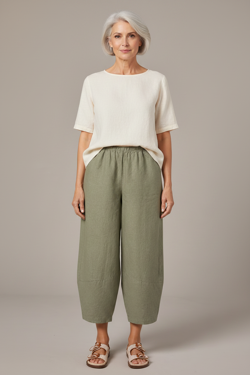 lantern linen pant by cut loose