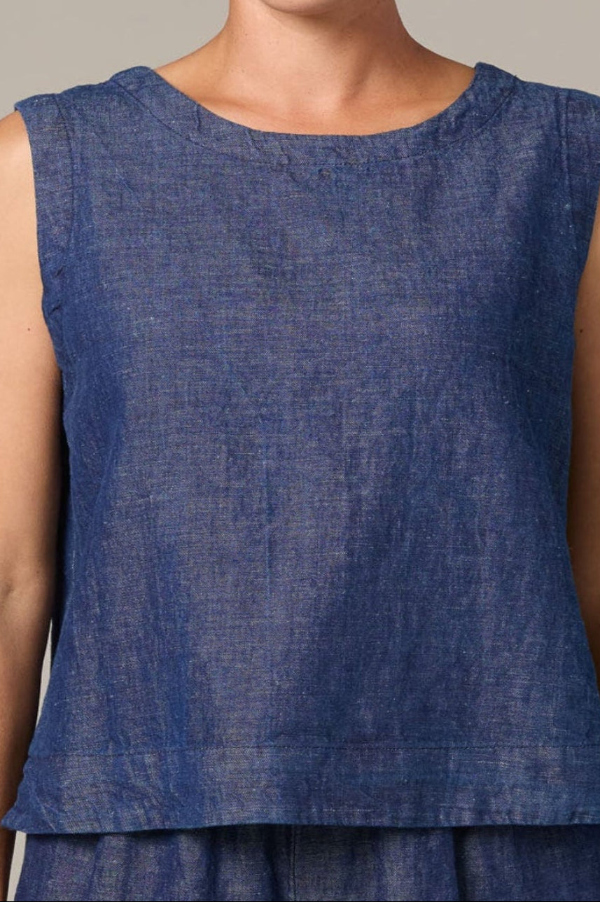 cut loose denim shell for spring