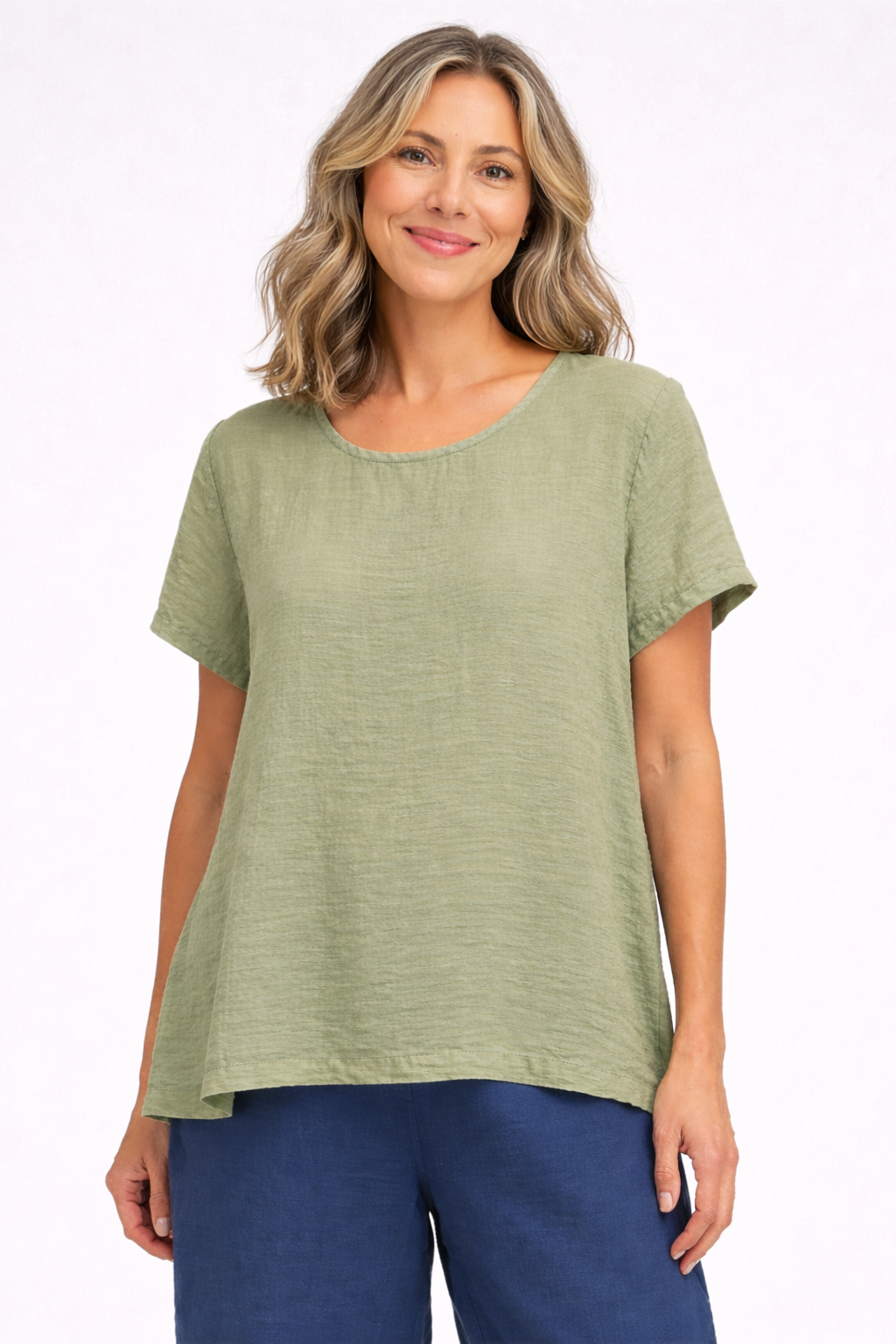 Cut Loose Rayon Parachute Crop Sleeve Swing Shirt Summer 2026- Special Order - thread to cloth