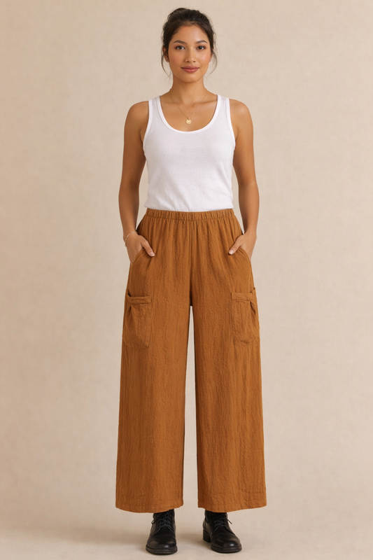 Cut Loose Fall Parachute Wide Leg Pocket Pant - thread to cloth