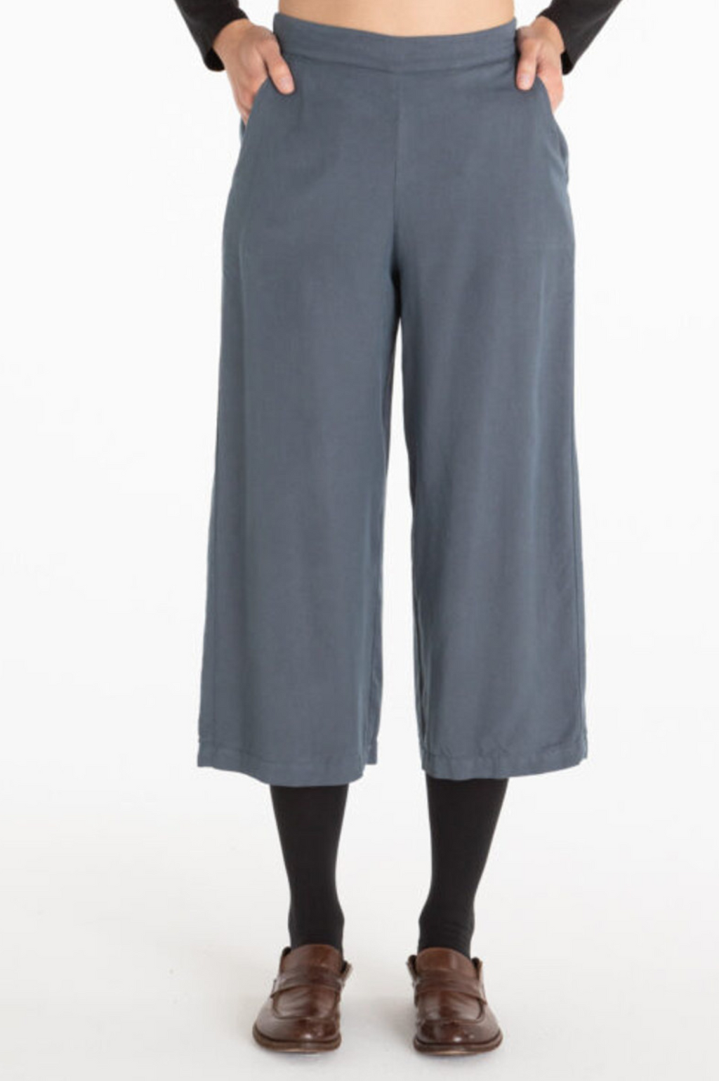 Cut Loose Fall Solid Tencel Crop Wide Leg Pant Fall 2023- Special Order