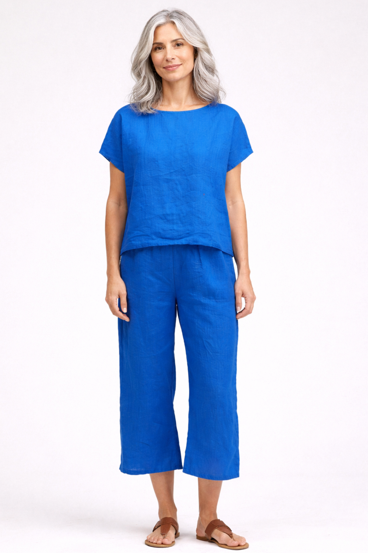 Cut Loose Hanky Linen S/L Hi-Low Top Summer 2026- Special Order