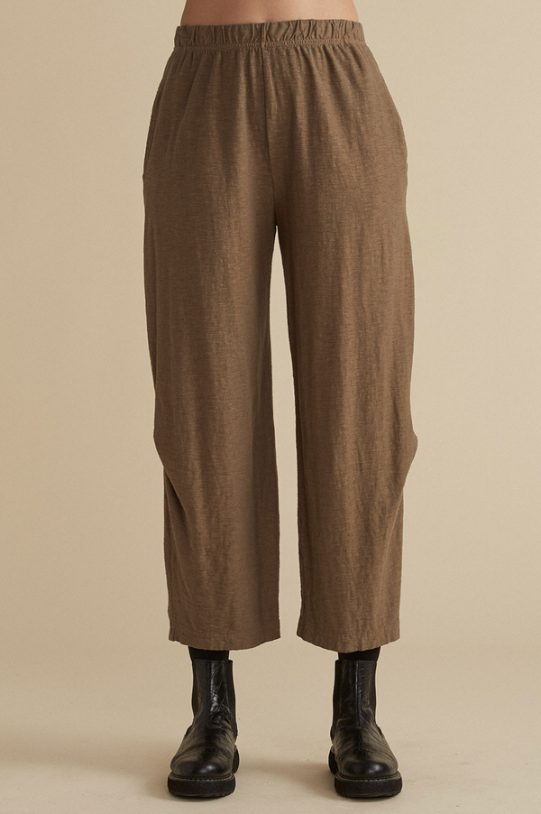 Cut Loose Linen Cotton Jersey Tucked Pant w/Pockets Fall 2024- Special Order