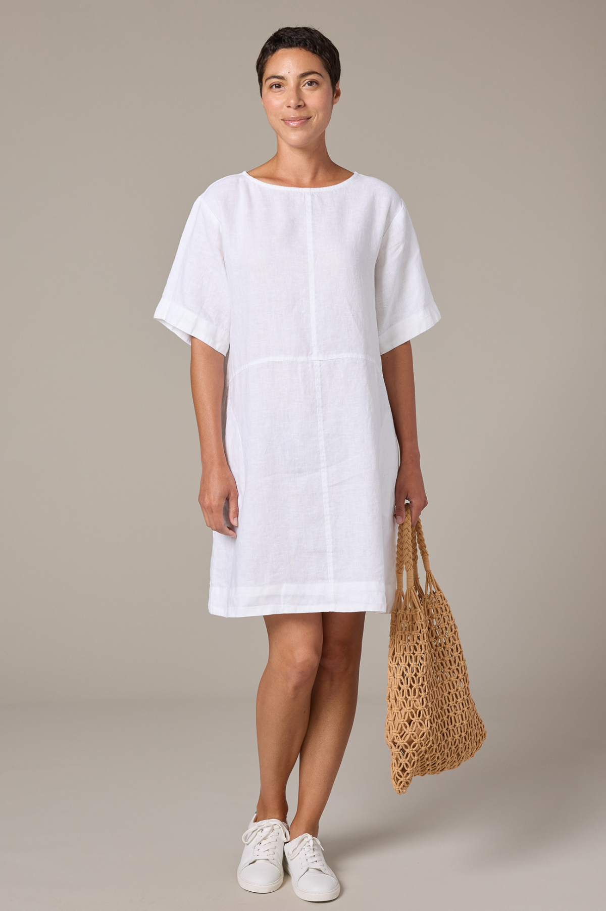 Cut Loose Solid Linen Relaxed Dress Spring 2026- Special Order – thread to cloth