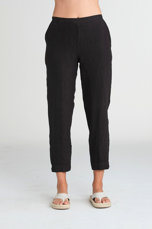 Cut Loose Solid Linen Audrey Pocket Pant Spring 2025- Special Order