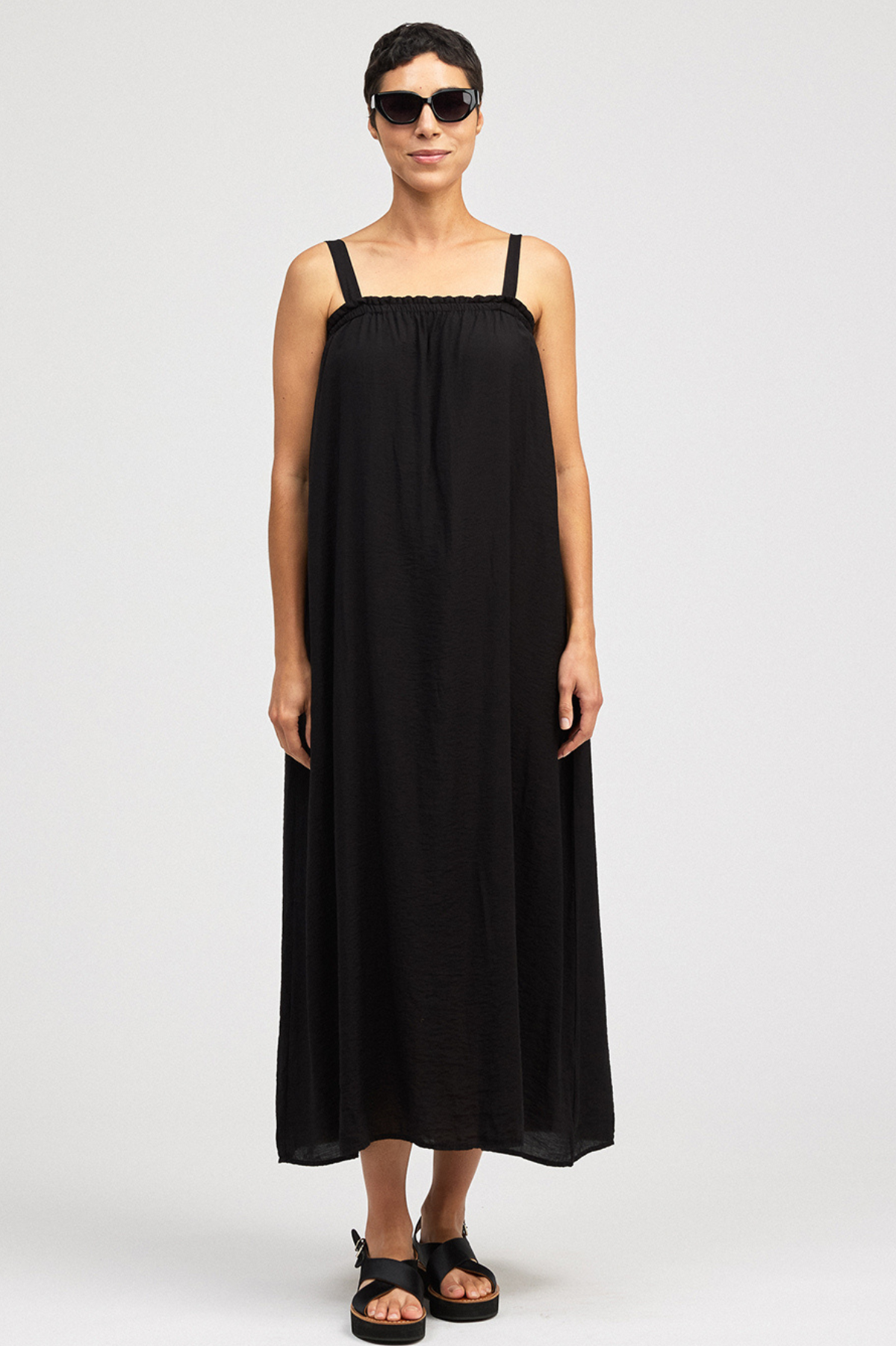 Cut Loose Rayon Parachute Ruched Maxi Dress Summer 2026- Special Order