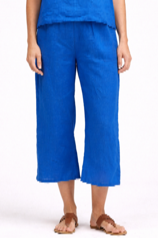 Cut Loose Hanky Linen Easy Crop Pant Summer 2026- Special Order - thread to cloth