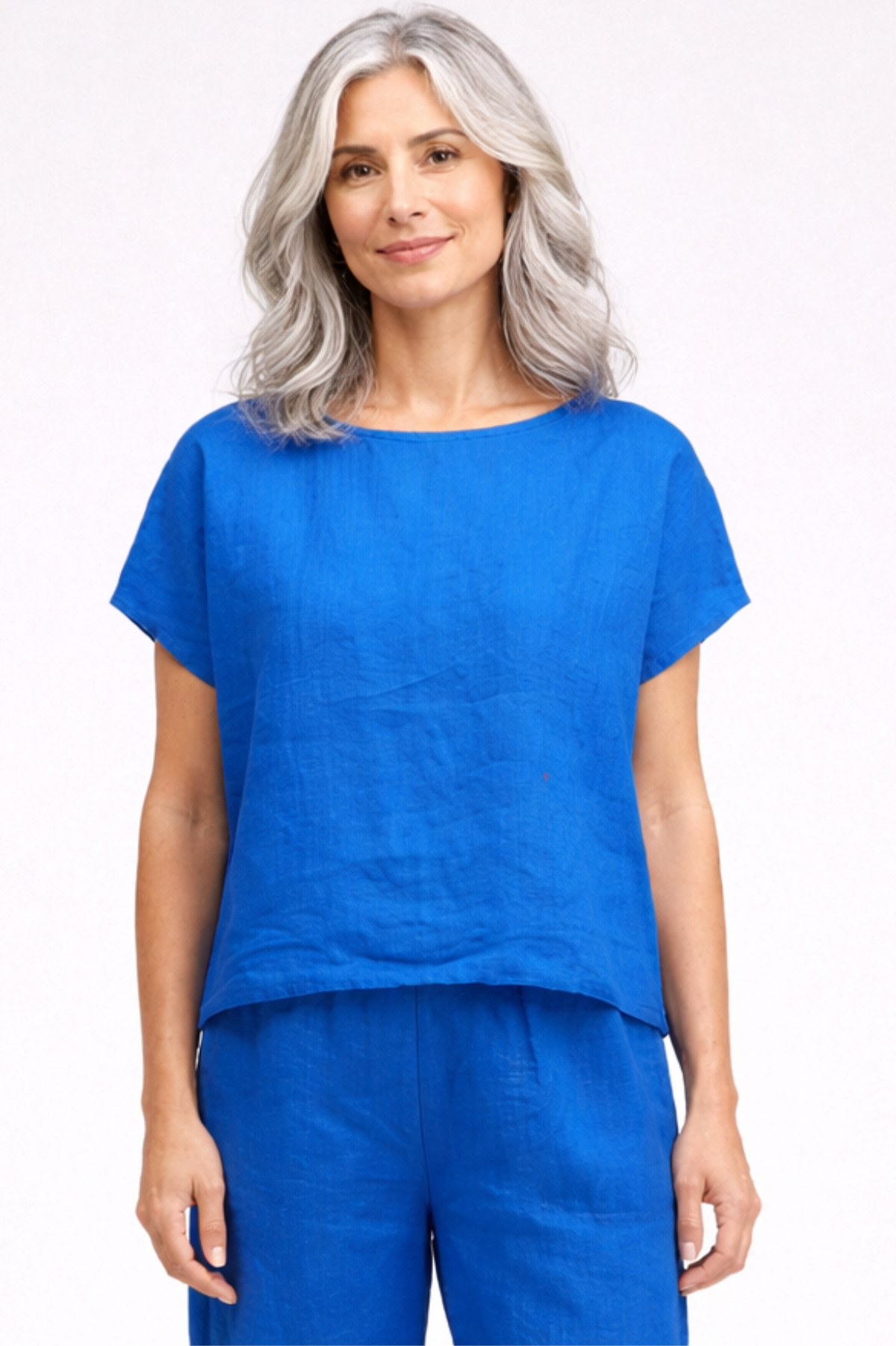 Cut Loose Hanky Linen S/L Hi-Low Top Summer 2026- Special Order