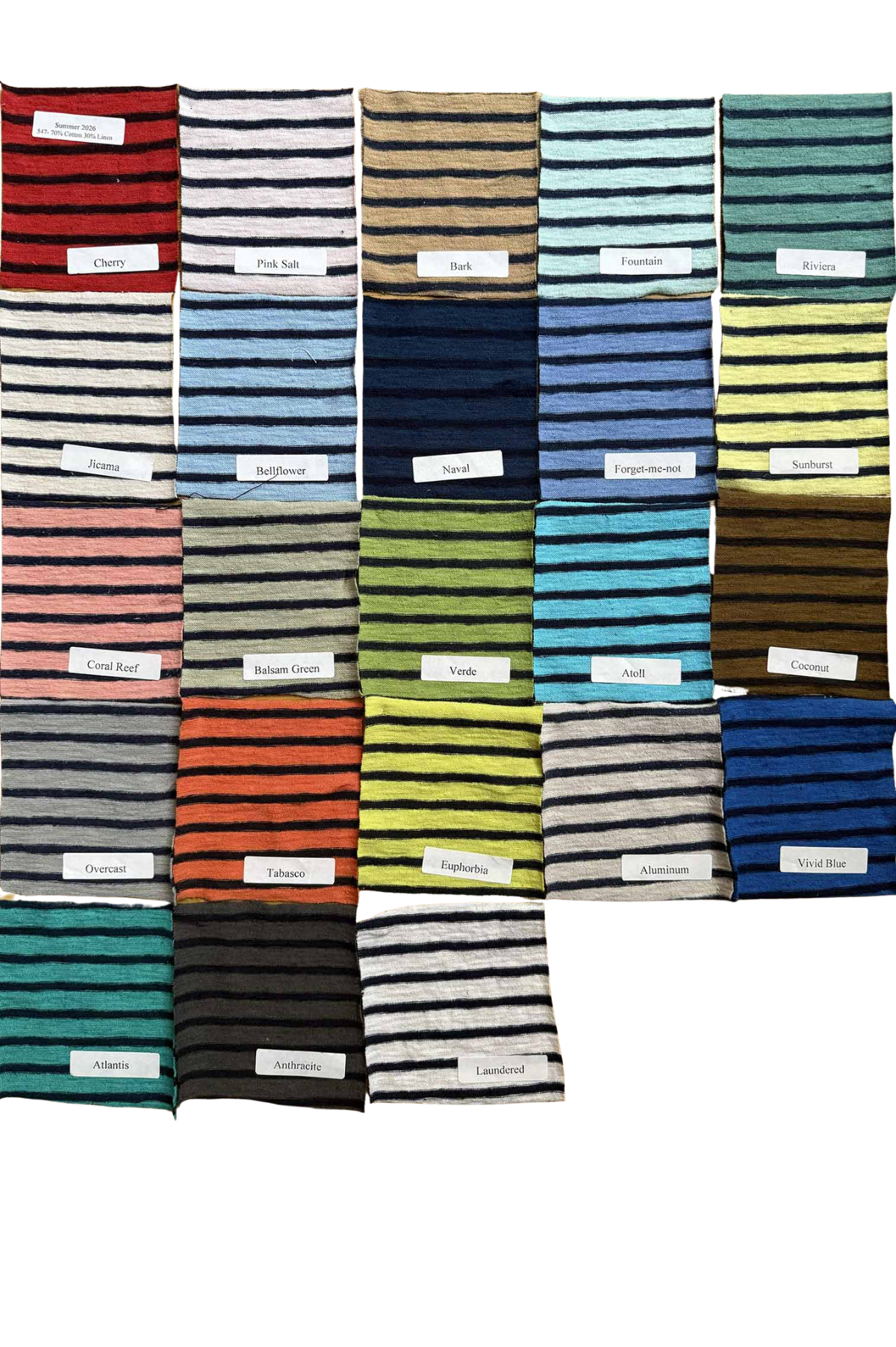 Cut Loose Navy Stripe Elbow Sleeve Top Summer 2026- Special Order - thread to cloth