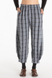 Cut Loose Crinkle Plaid Side Pleat Lantern Pant Fall 2023- Special Order