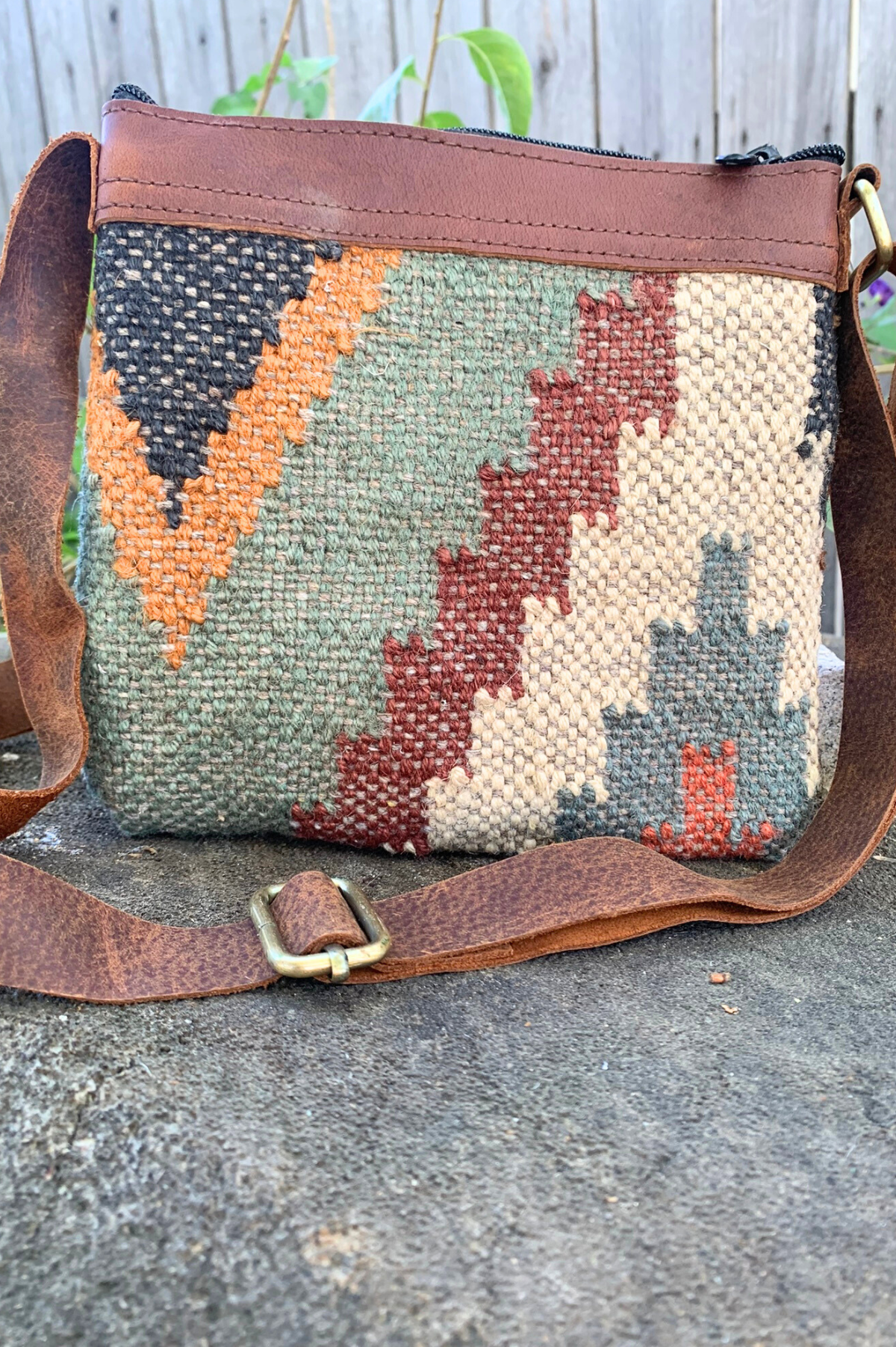 Small Jute Crossbody Bag