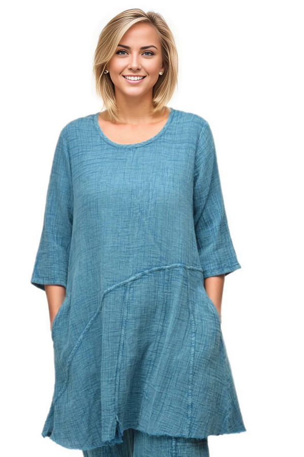 Tulip Clothing Kyrie Dress/Tunic Teal