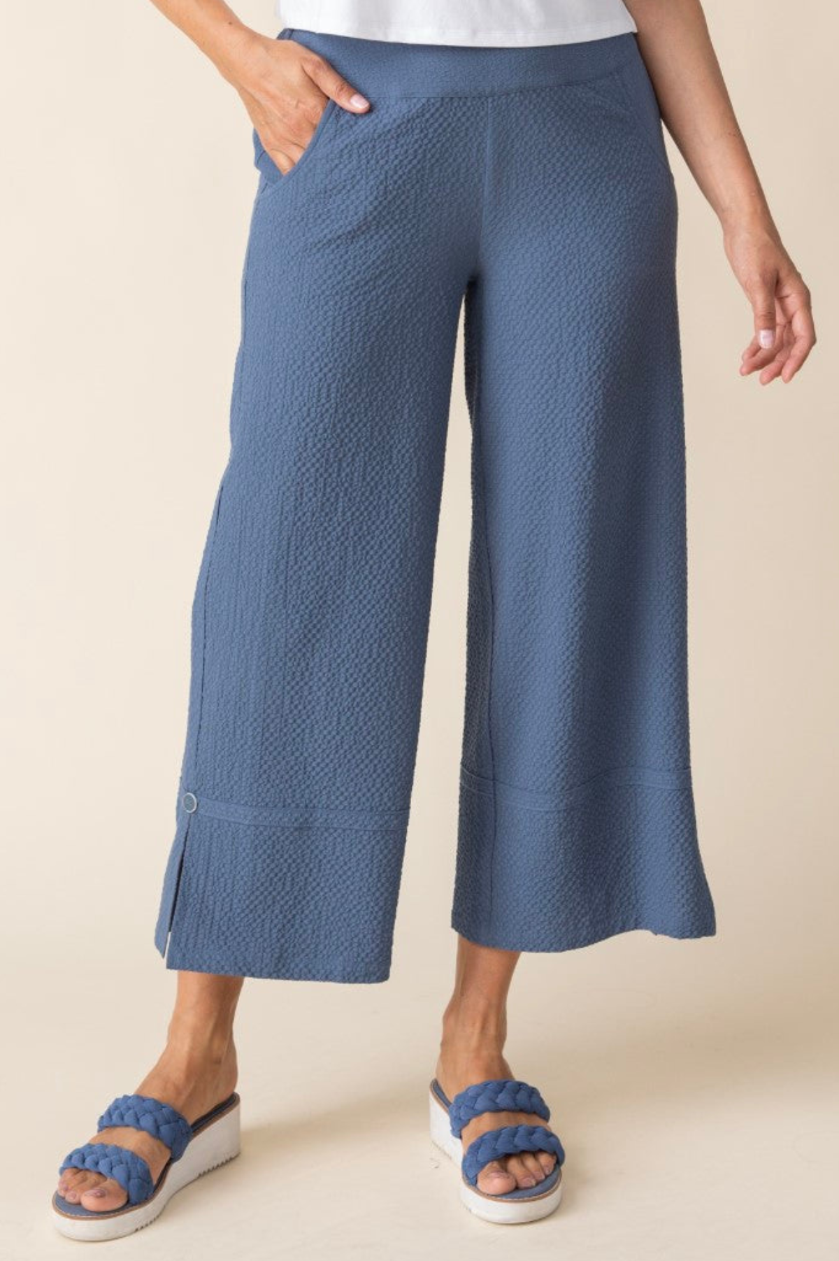 Habitat Crinkle Crepe Relaxed Split Hem Pant