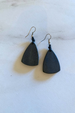 Carolina Warm Gray Wood Earrings