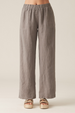 Cut Loose Solid Linen Easy Long Pant Spring 2024-Special Order
