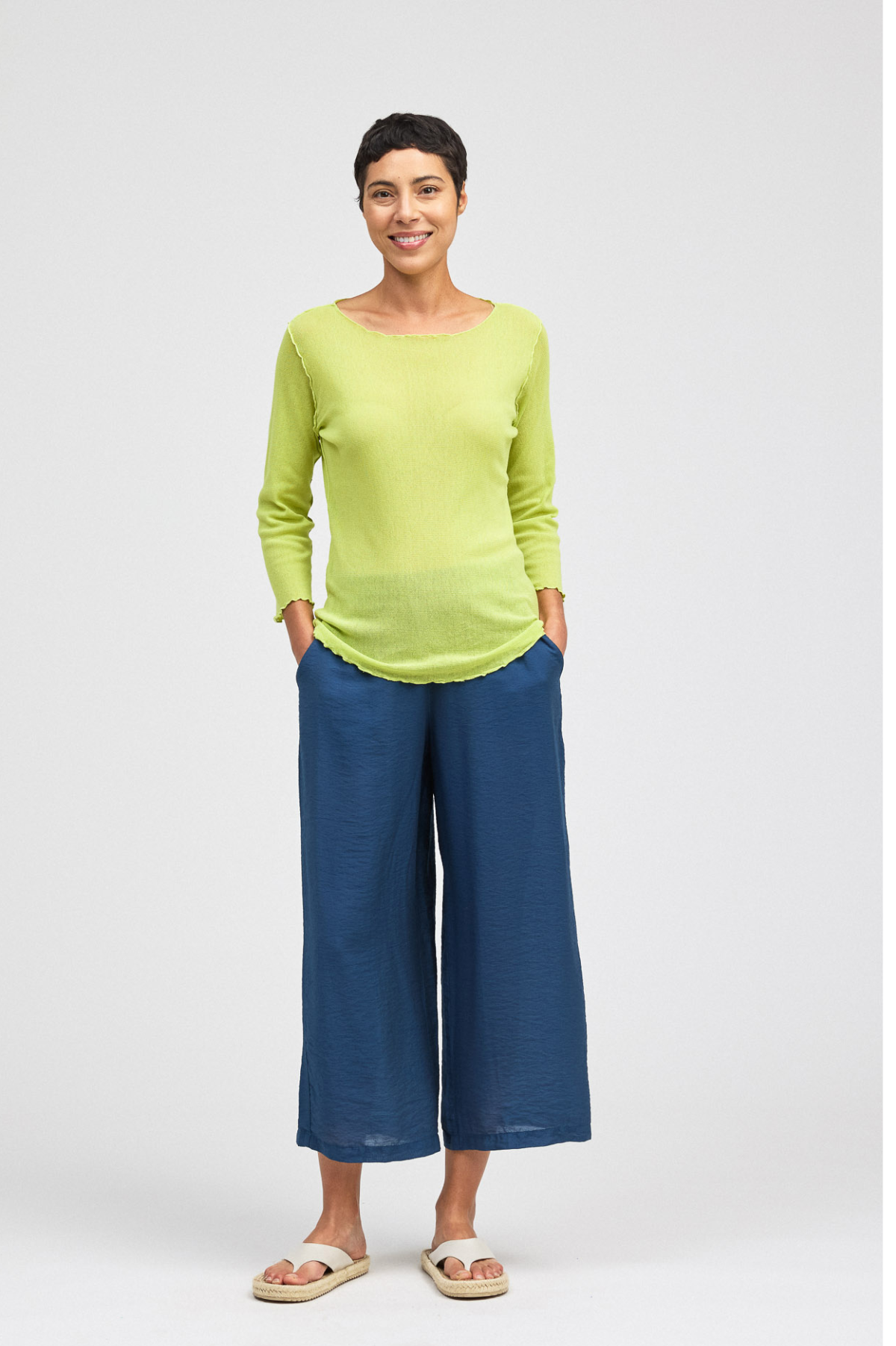 Cut Loose Rayon Parachute Crop Leg Pant Summer 2026- Special Order - thread to cloth