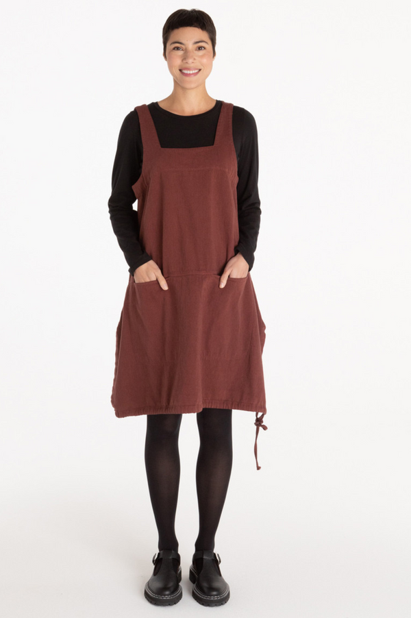 Cut Loose Autumn Twill Pinafore Fall 2023- Special Order