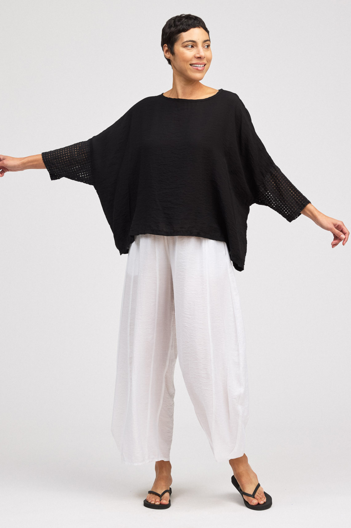 Cut Loose Check Burnout Crop Top Summer 2026- Special Order