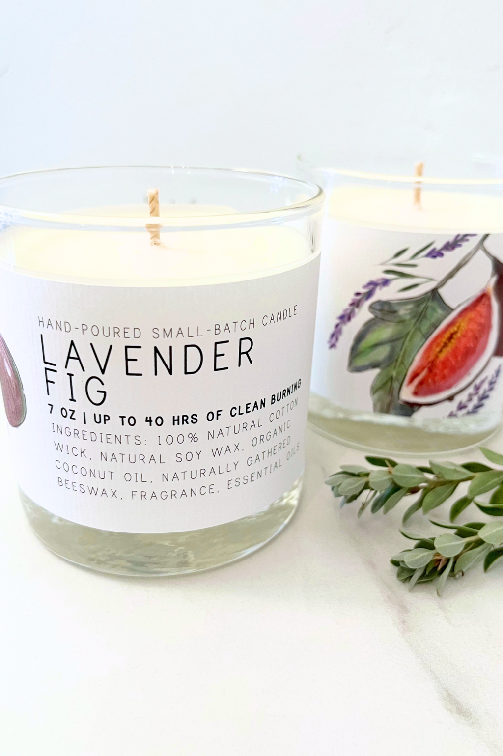 Lavender Fig Soy Candle