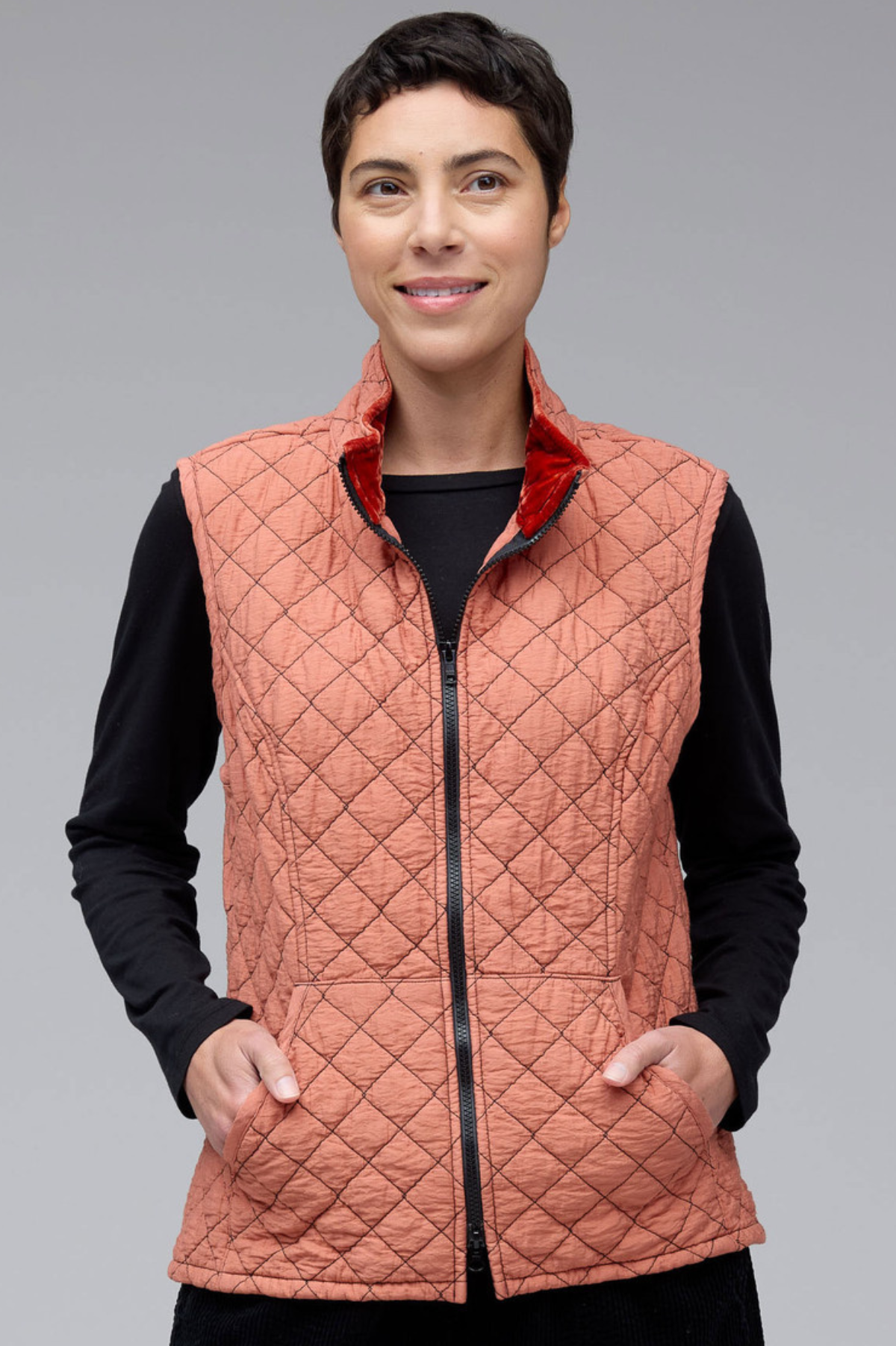 美品✨セオリー 2020AW LOFTY WOOL BOXY FIT VEST Classic-fit Vest In City Twill For Women | J.Crew