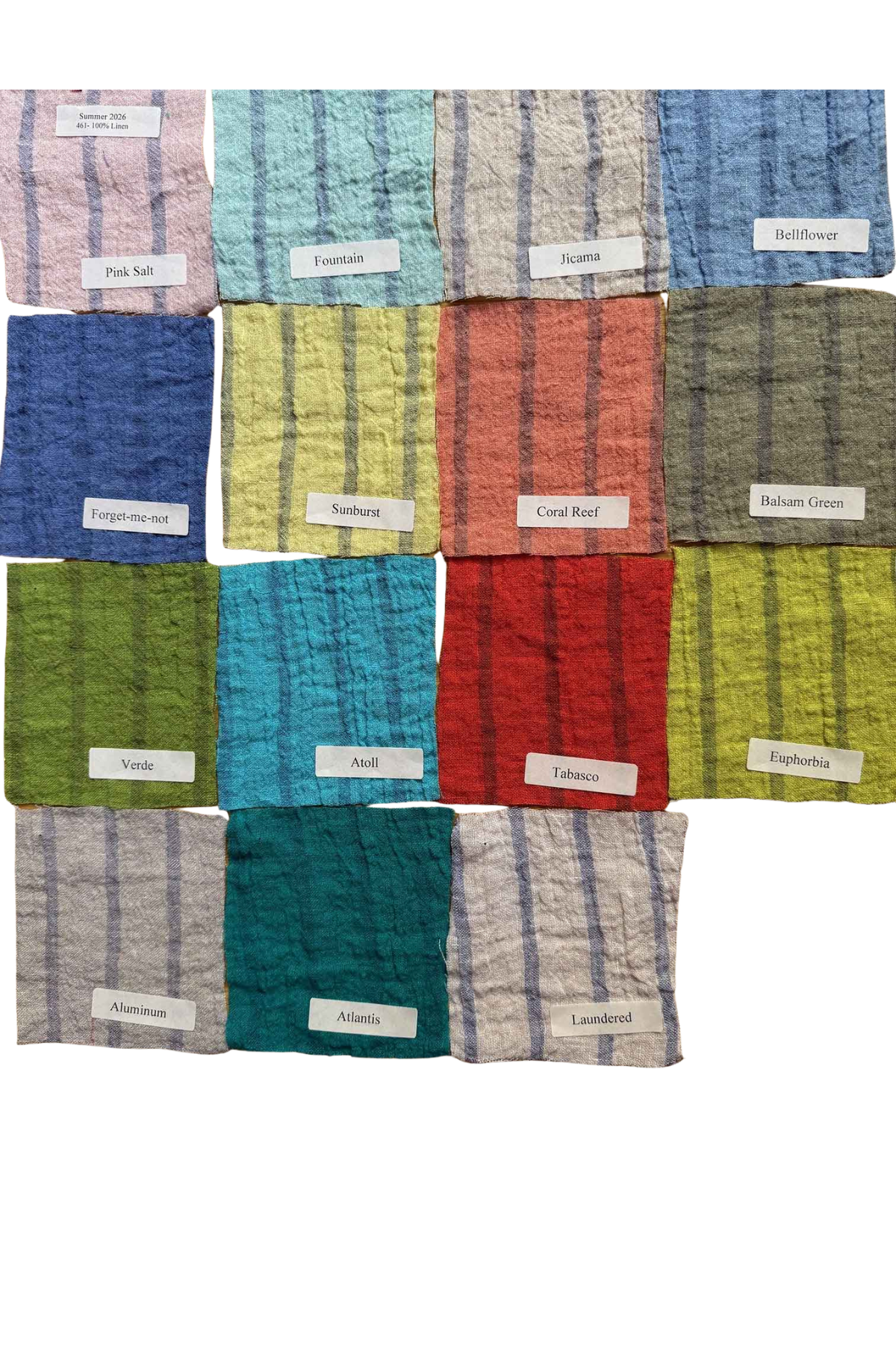 Cut Loose Blue Linen Stripe 