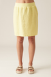 Cut Loose Solid Linen Walking Skirt Spring 2024-Special Order
