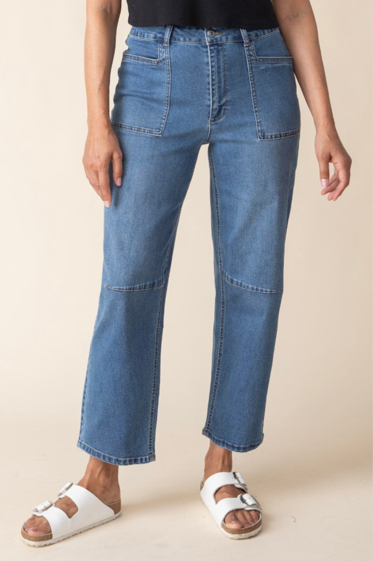 Habitat Stretch Denim Barrel Leg Pant